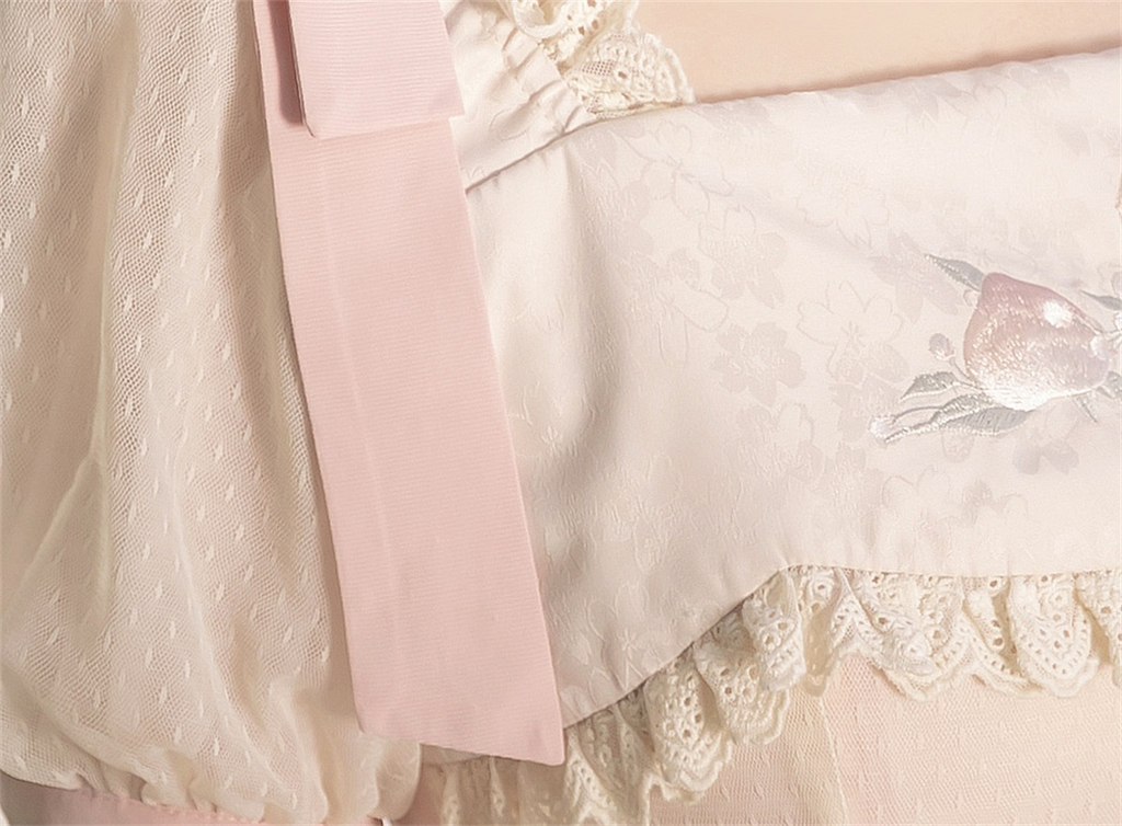 Little Peach Sweet Fairy Short Sleeve Dress