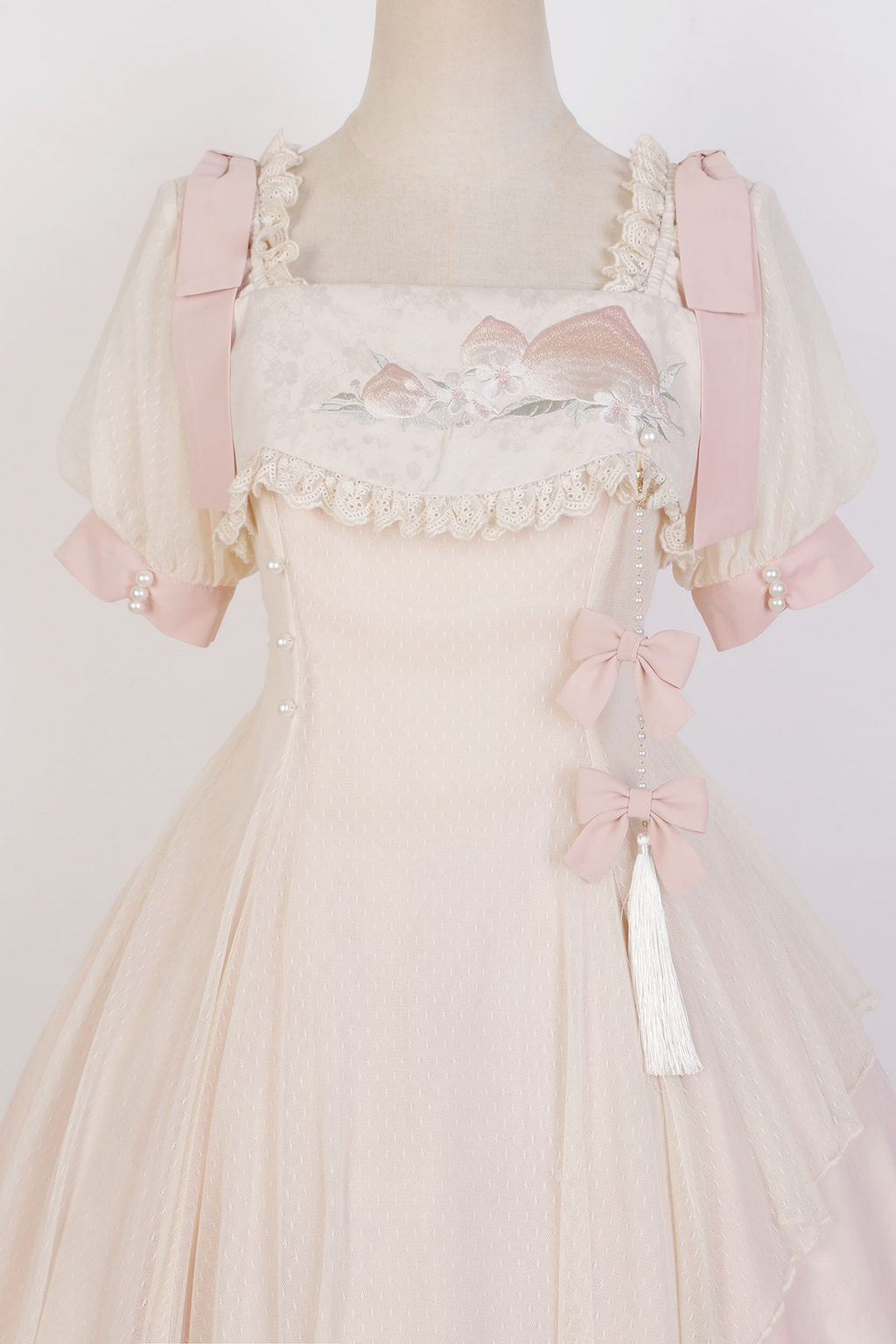 Little Peach Sweet Fairy Short Sleeve Dress