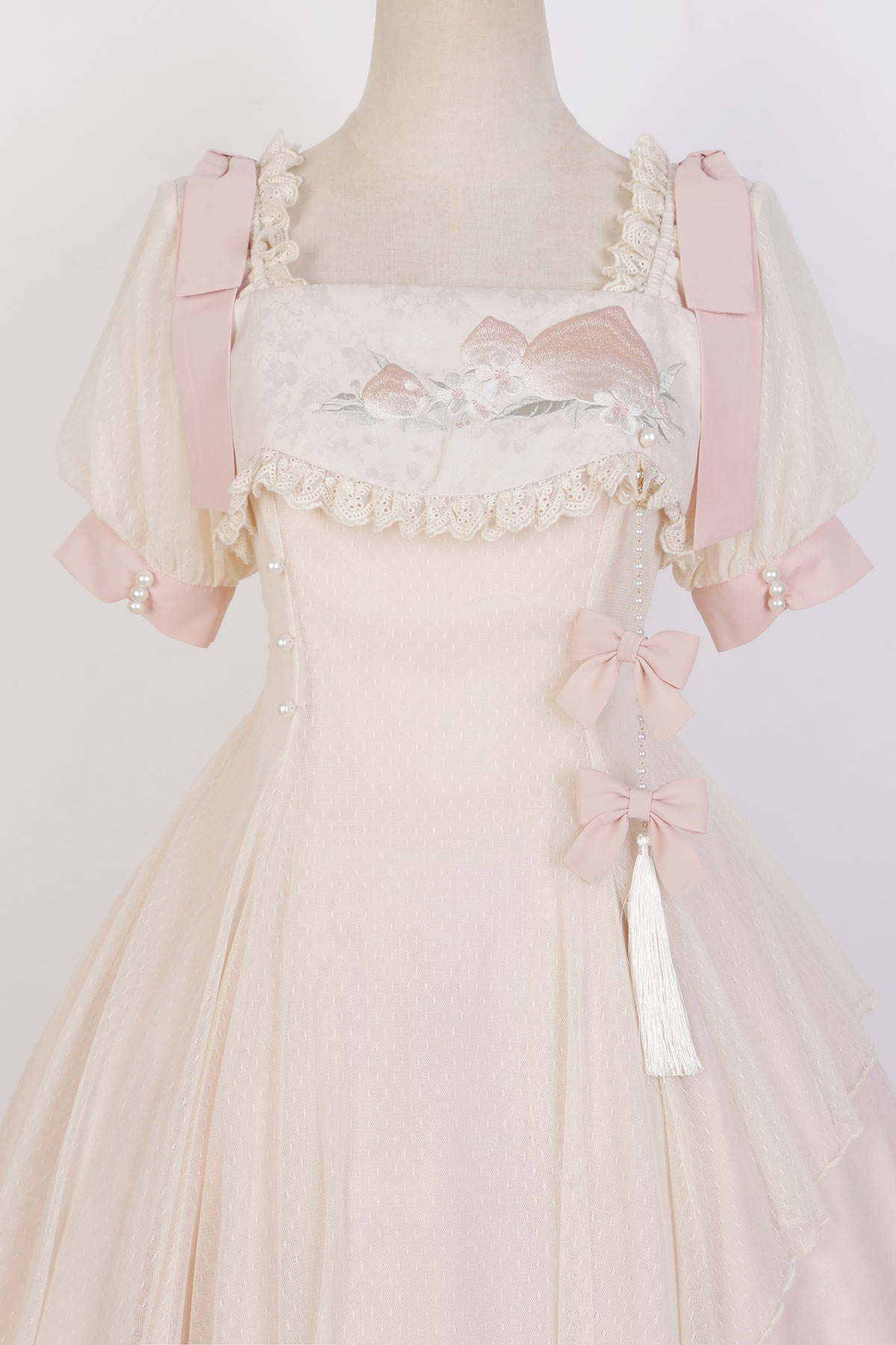 Little Peach Sweet Fairy Short Sleeve Dress