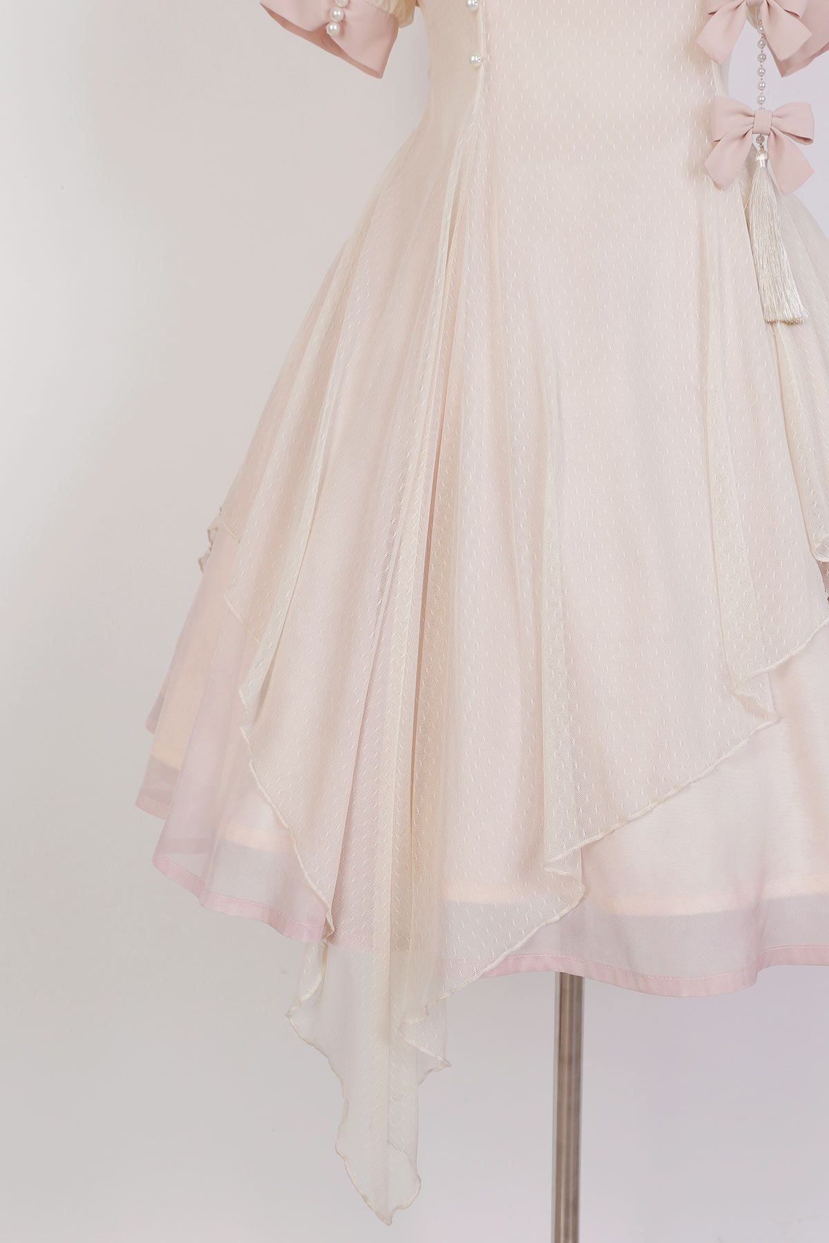 Little Peach Sweet Fairy Short Sleeve Dress