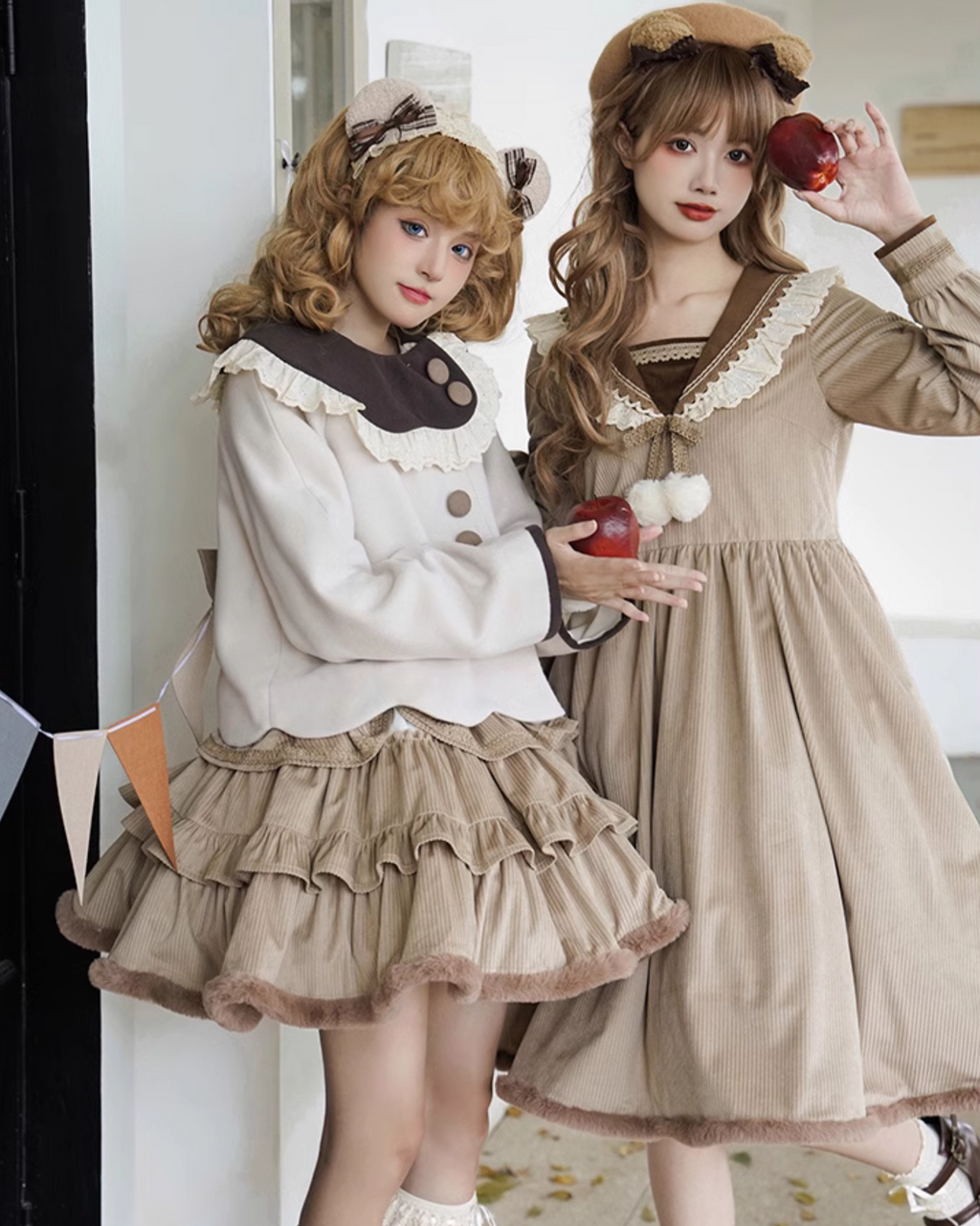 Bear College ワンピースとスカート＆ジャケット