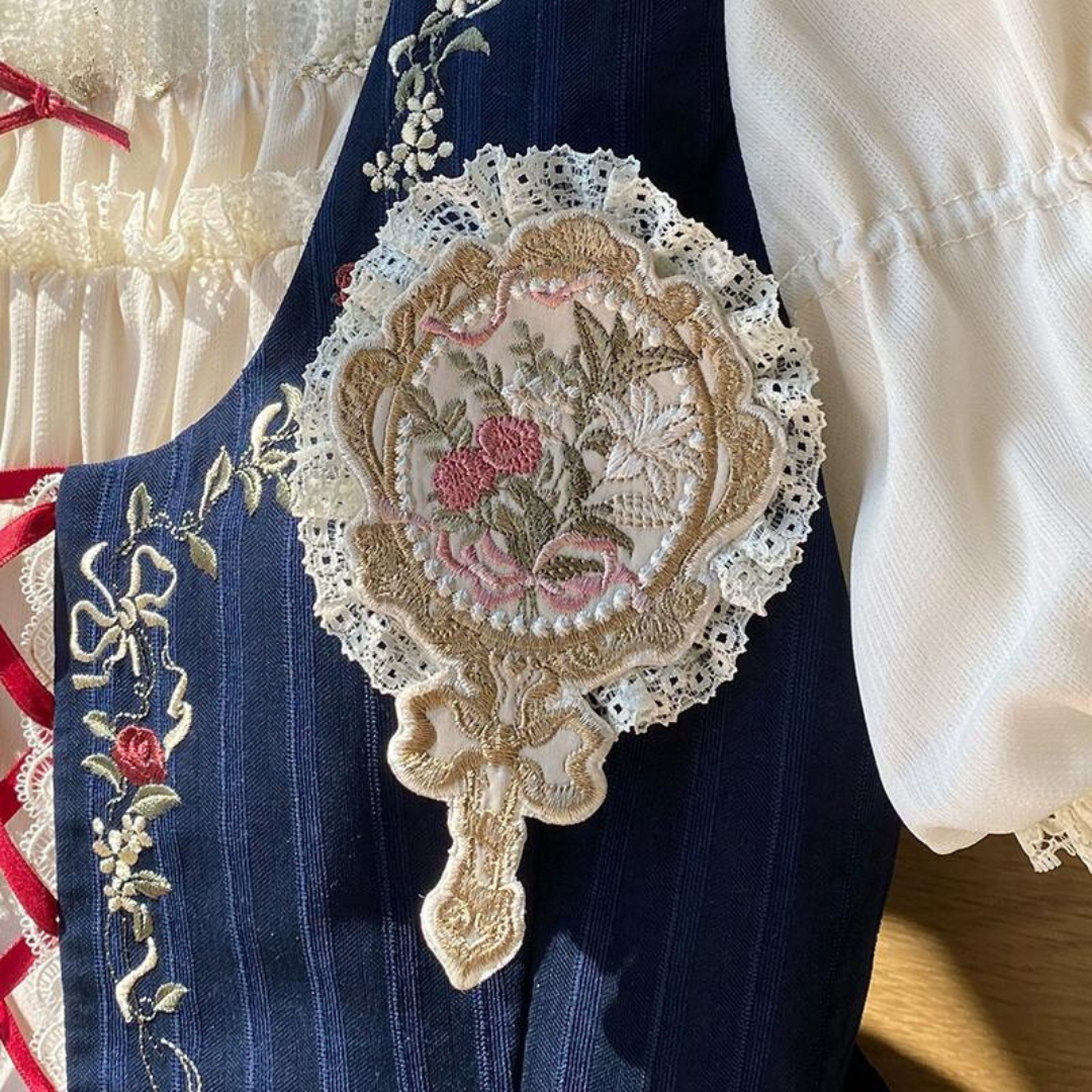 Rosy Cheeks Head Dress Brooch