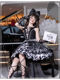 JOKER CARD Setup with block check tulle skirt