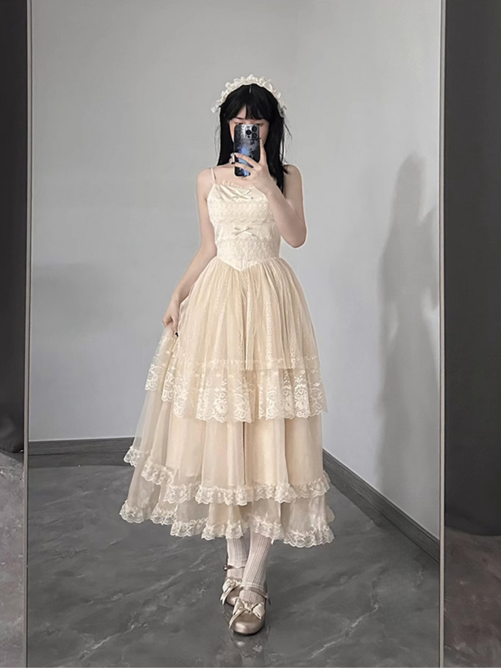 Forest Fairy Design Lace Jumper Skirt
