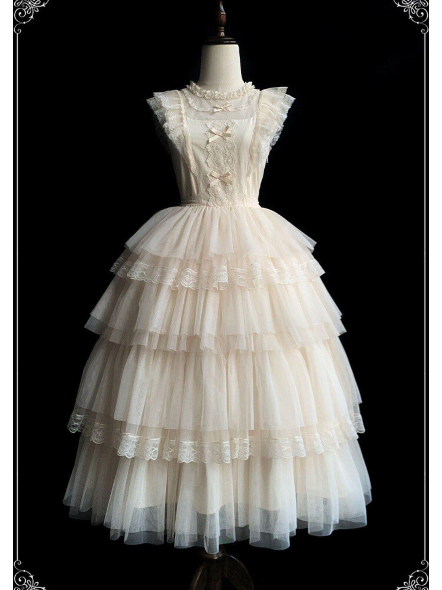 [Pre-order] Forest Fairy 4-tiered ruffle dress