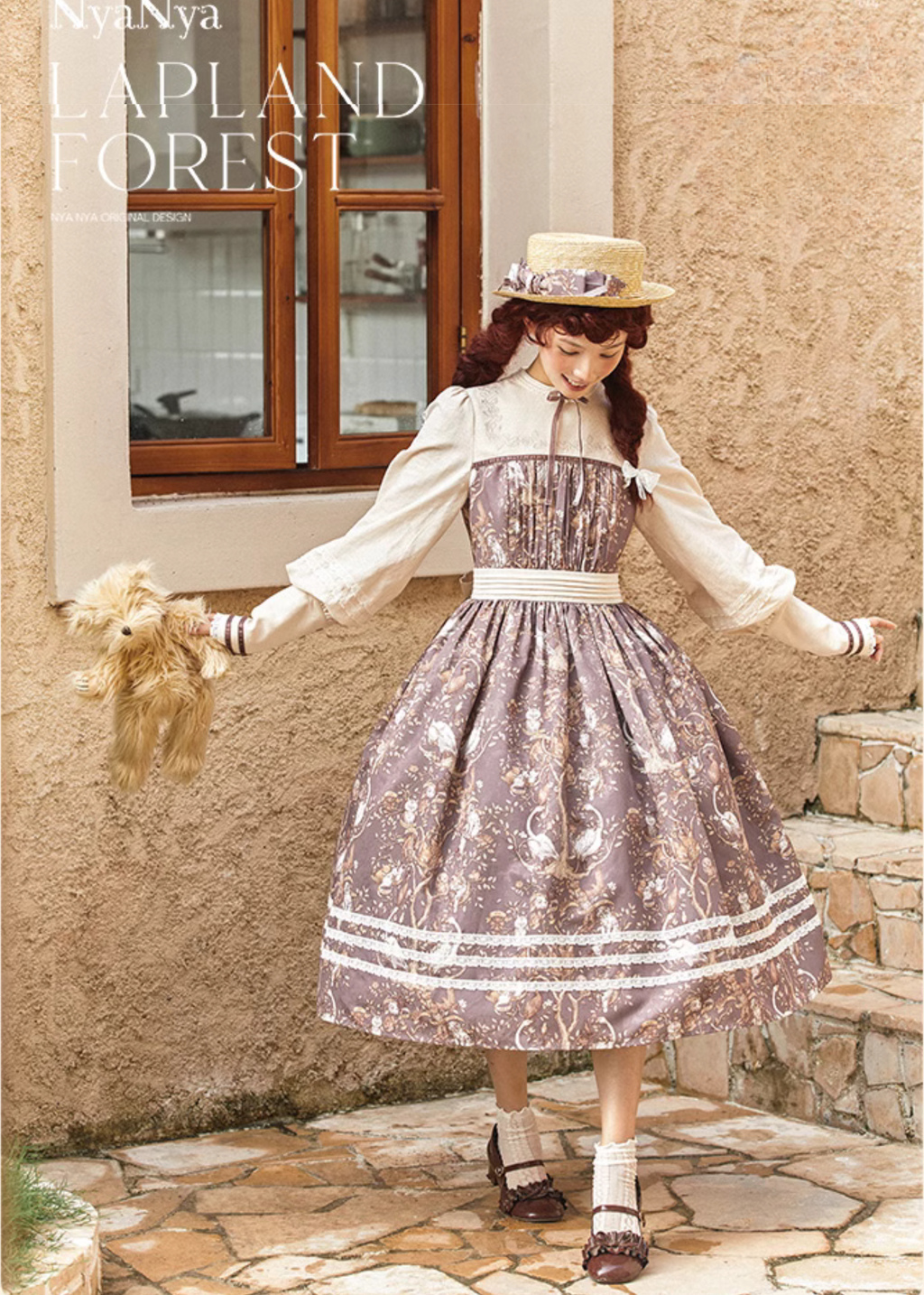 Lapland Forest Lace Line Dress