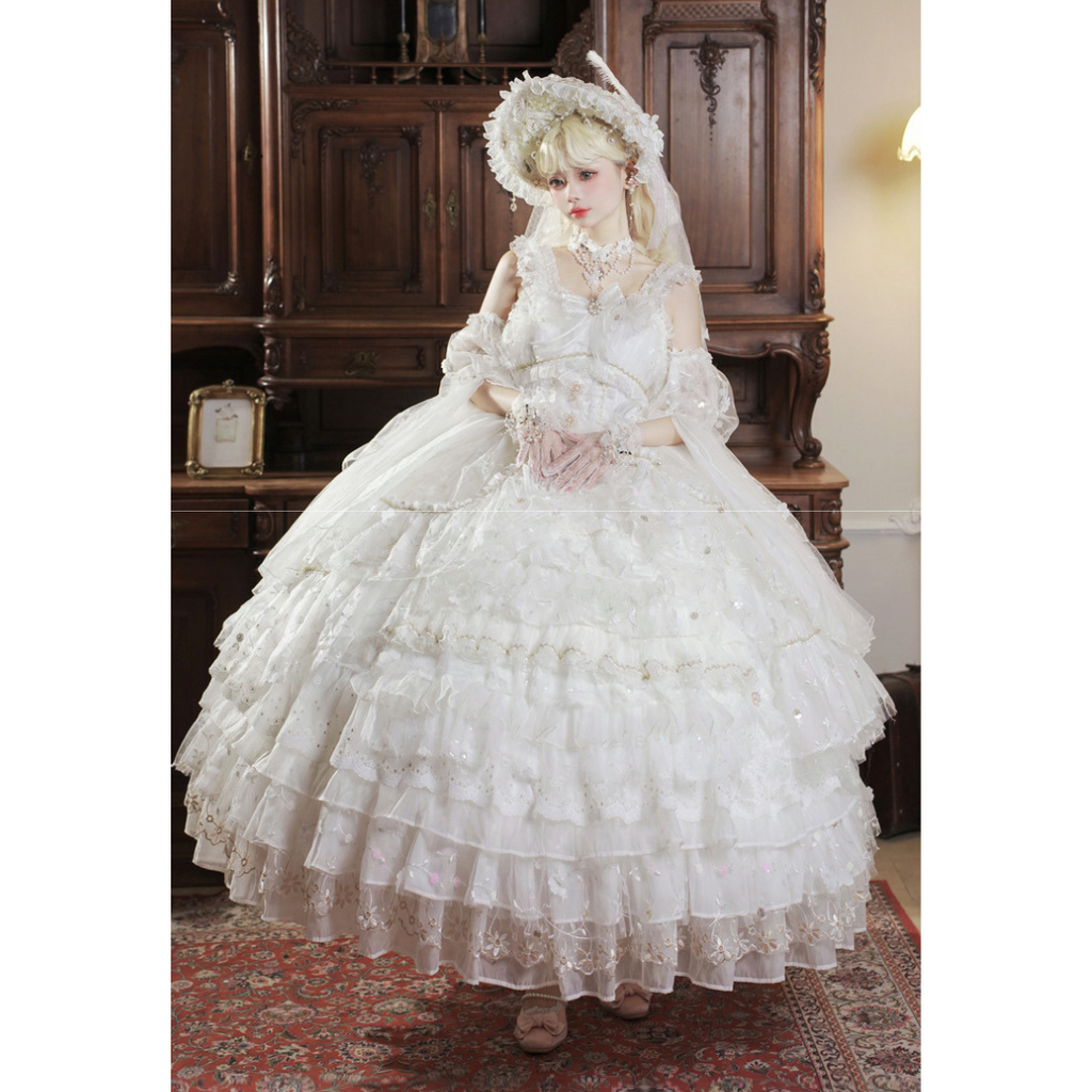 Magical doll ホワイトのプリンセスドレス