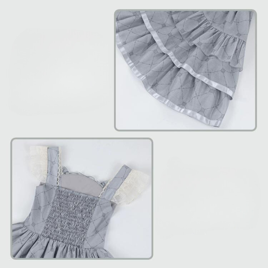 Sleepless Dream 3-tiered frill jumper skirt