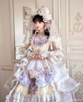 【受注予約8/13まで】Snow Rose Princess トレーン付きドレス・パープル