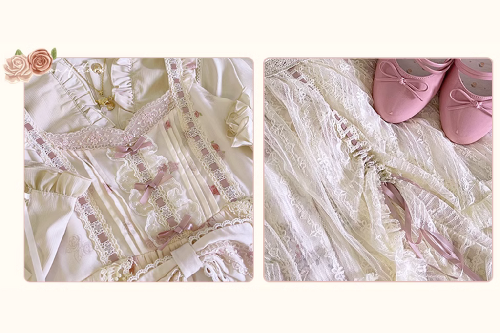Starry Night jumper skirt and sheer apron
