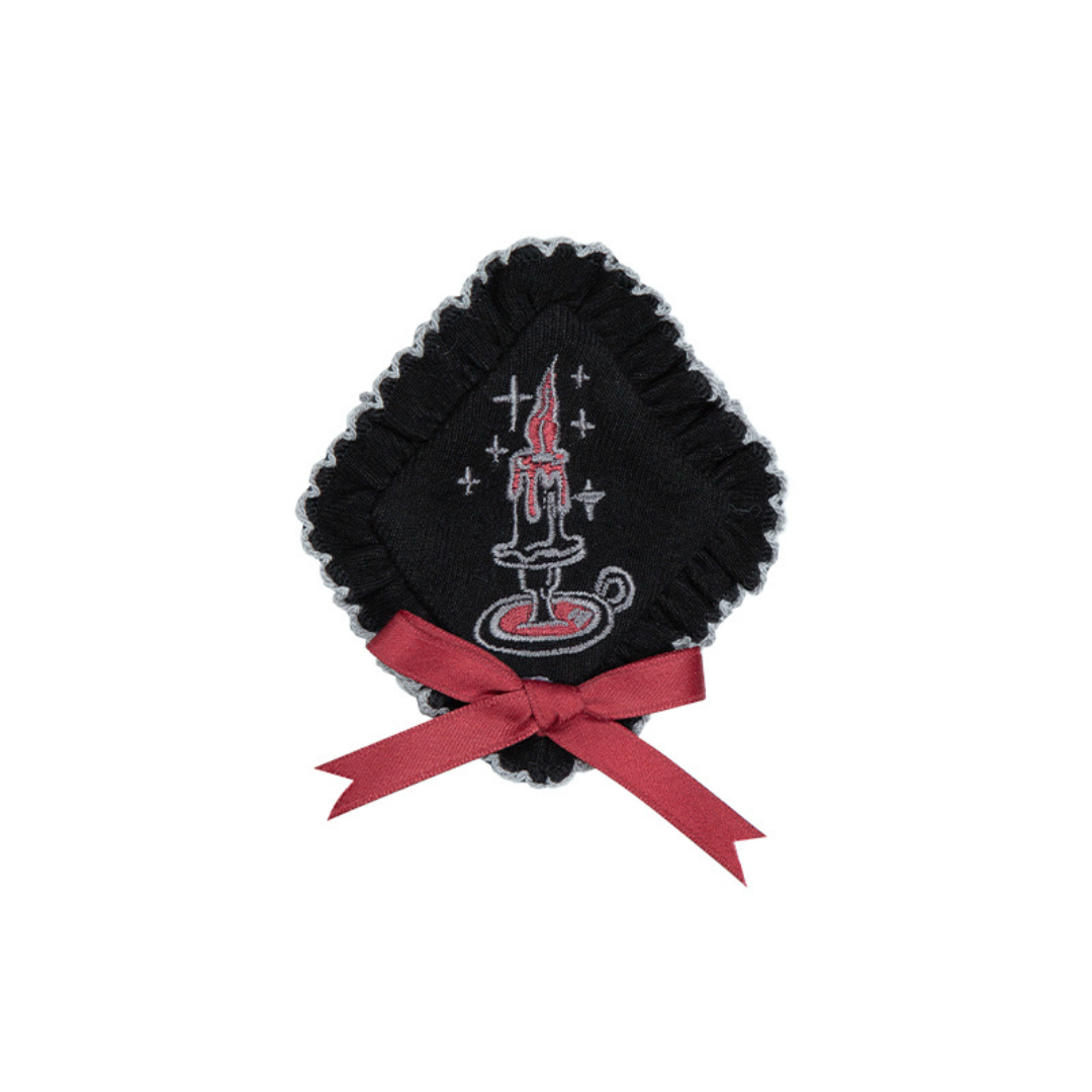[Only available with simultaneous purchase] Monochrome Night Cloak Brooch