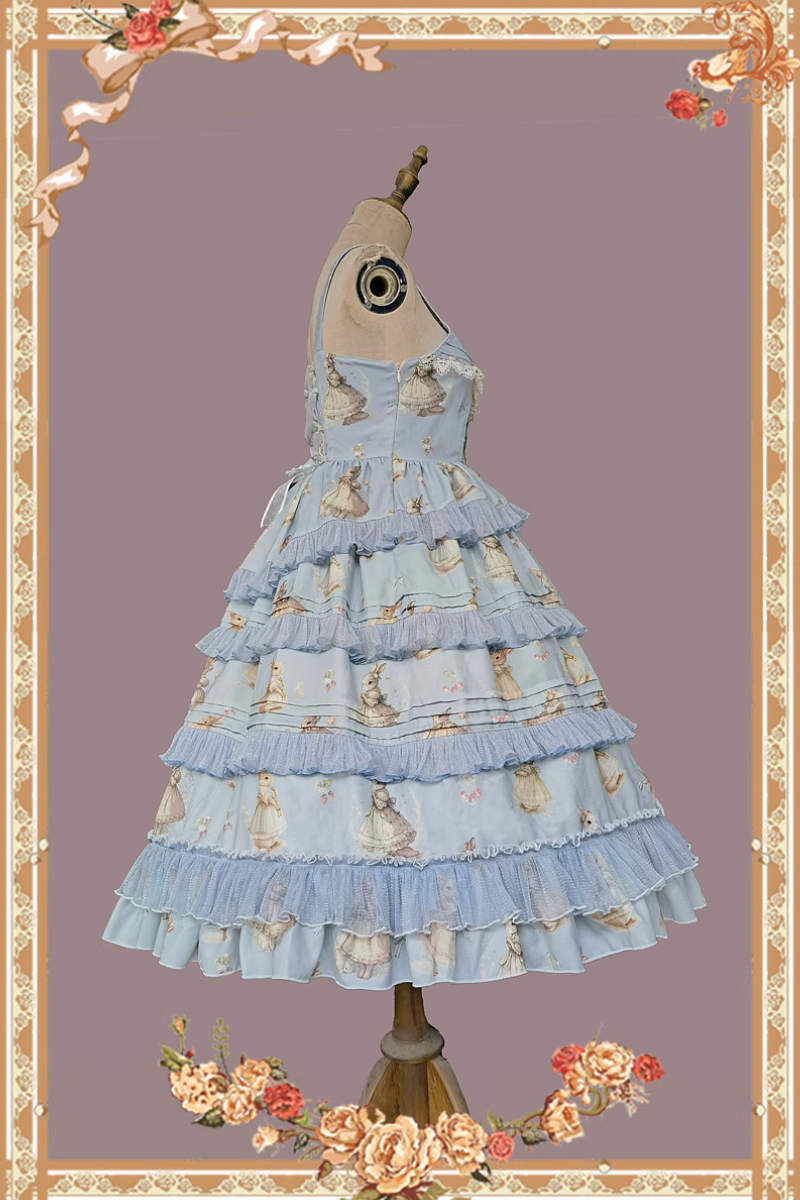 Wild Rabbit front button jumper skirt