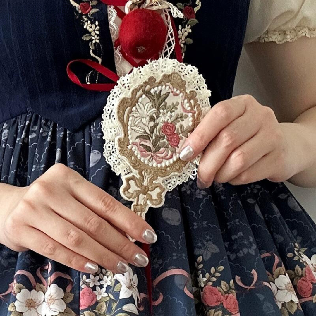 Rosy Cheeks Head Dress Brooch