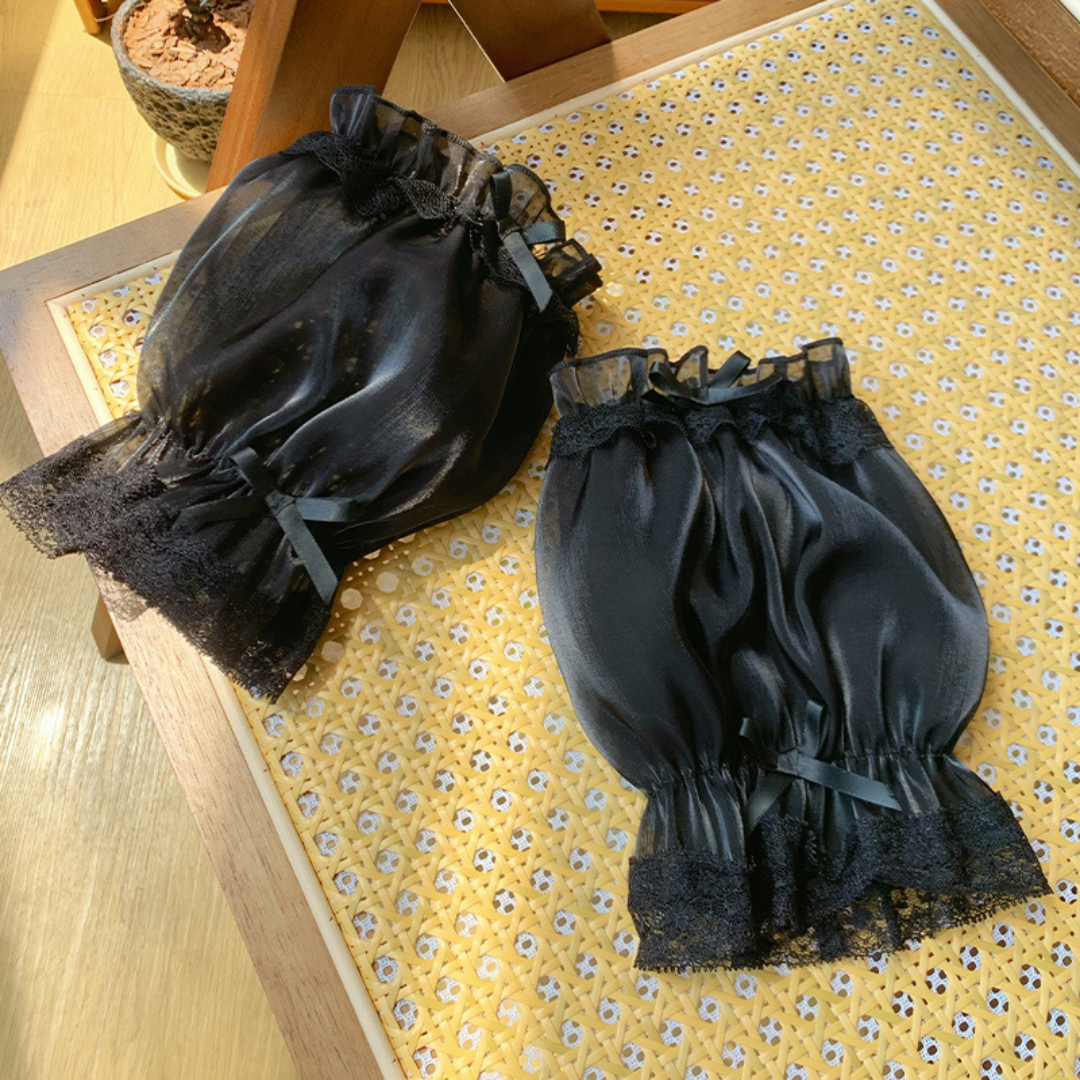 [Only available when purchased together] Dark Fairy head dress, sleeves and other accessories