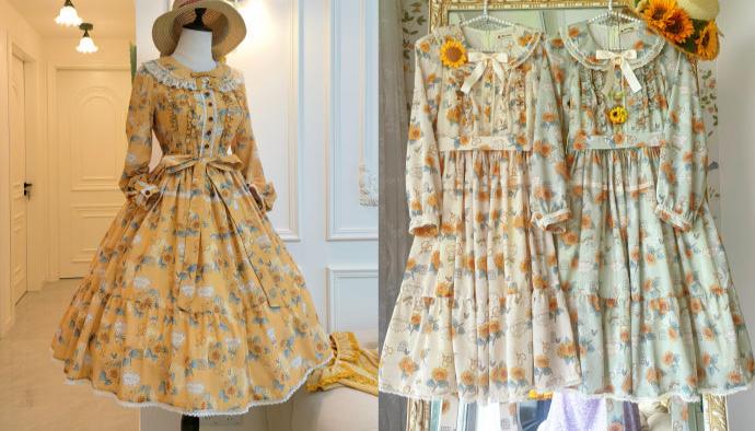 [Pre-order] Gardening Sunflower Daily Dress
