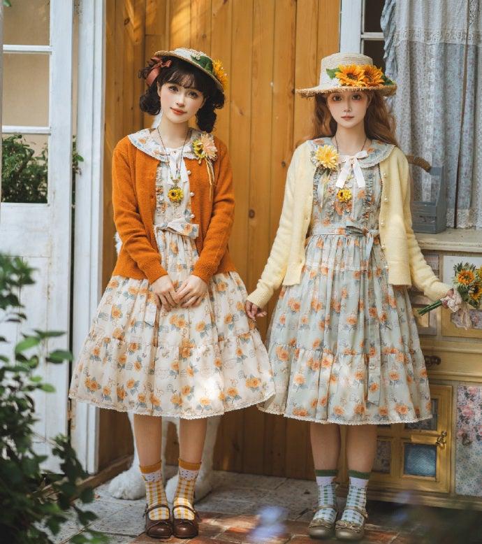 [Pre-order] Gardening Sunflower Daily Dress