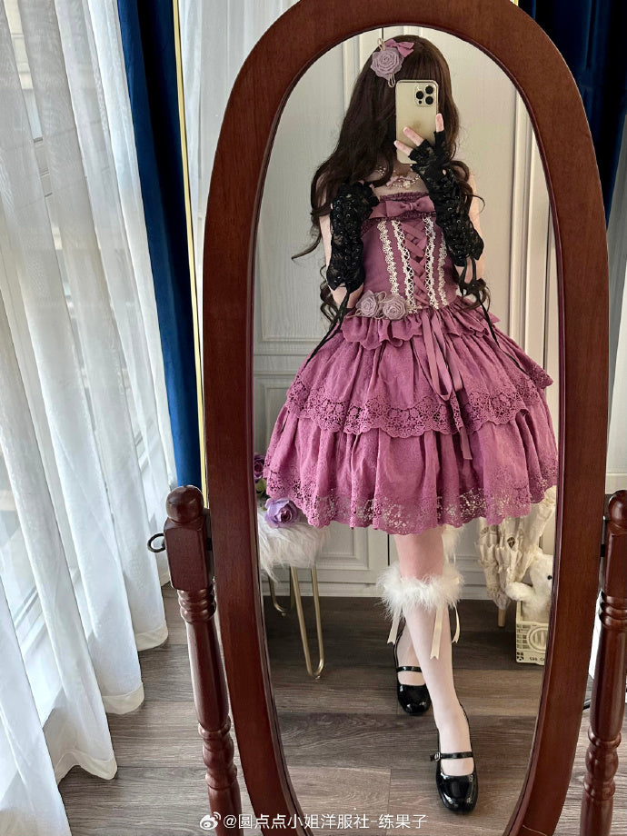 [Pre-order] Forest Rondo Lace Layer Skirt, 2-layer type