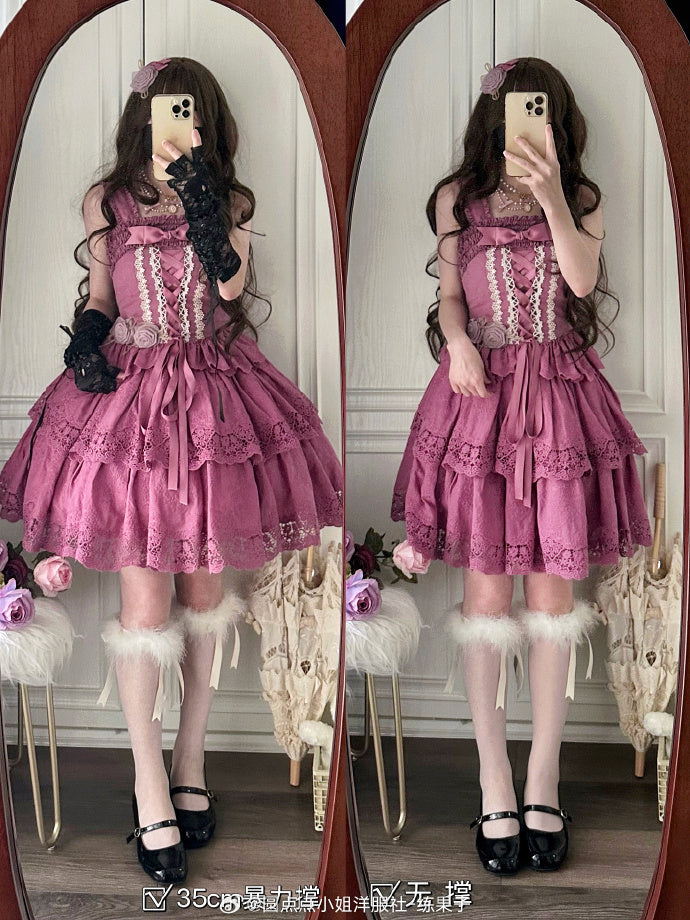 [Pre-order] Forest Rondo Lace Layer Skirt, 2-layer type
