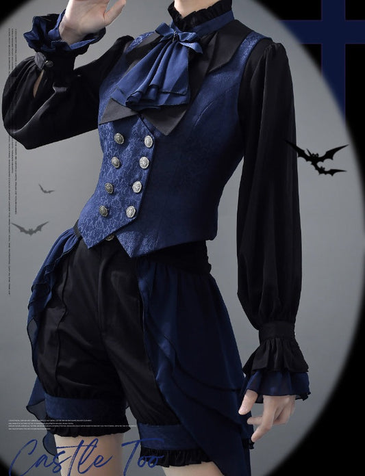 [Sale period ended] Evil Twins Prince style blouse, vest, cloak, pants [10% off when you buy 4 items]