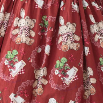 Camellia Berry Sleeveless Setup - Short Length