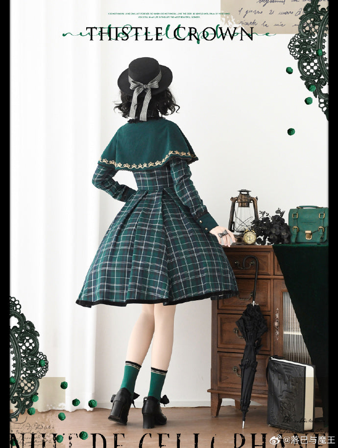 Thistle Crown ロング丈ワンピース