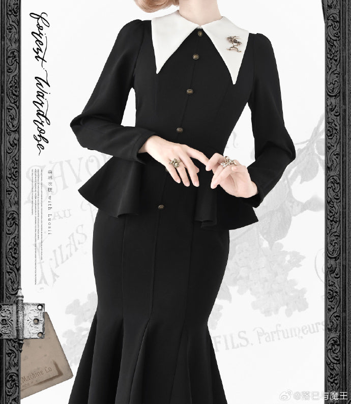 Breeze Forest マーメイドラインワンピース