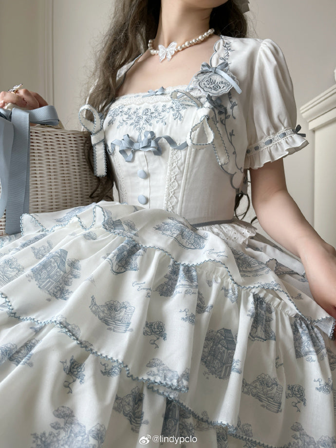 【受注予約6/18まで】Coppelia ティアードジャンパースカート