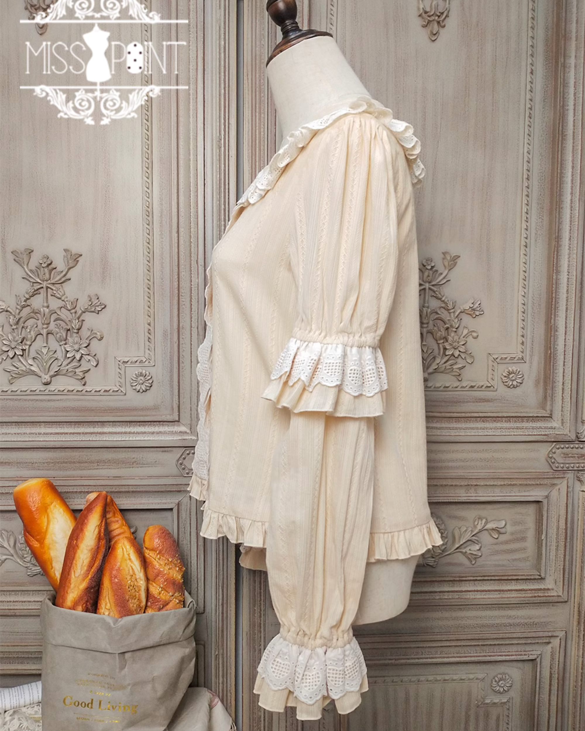 【予約販売】Coffee Break 2way半袖ブラウス【合わせ買いで20%off】
