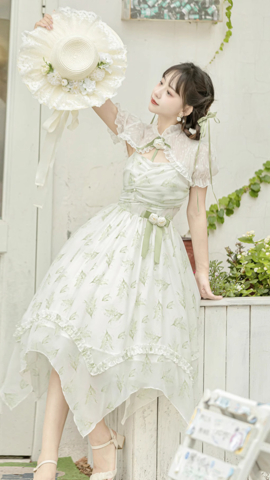 Lily of the valley morning dew jumper skirt and bolero