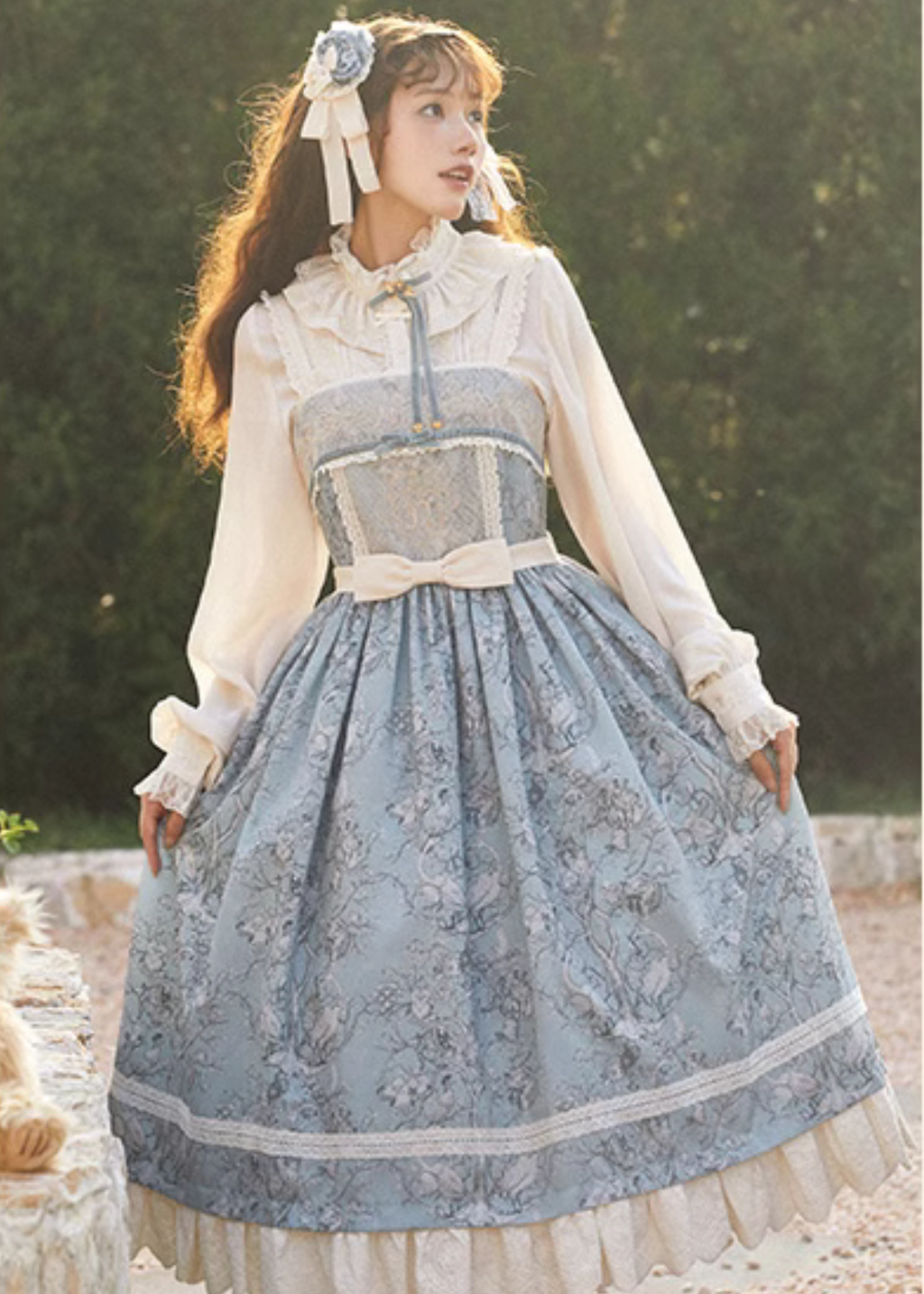 Lapland Forest Frill Strap Jumper Skirt