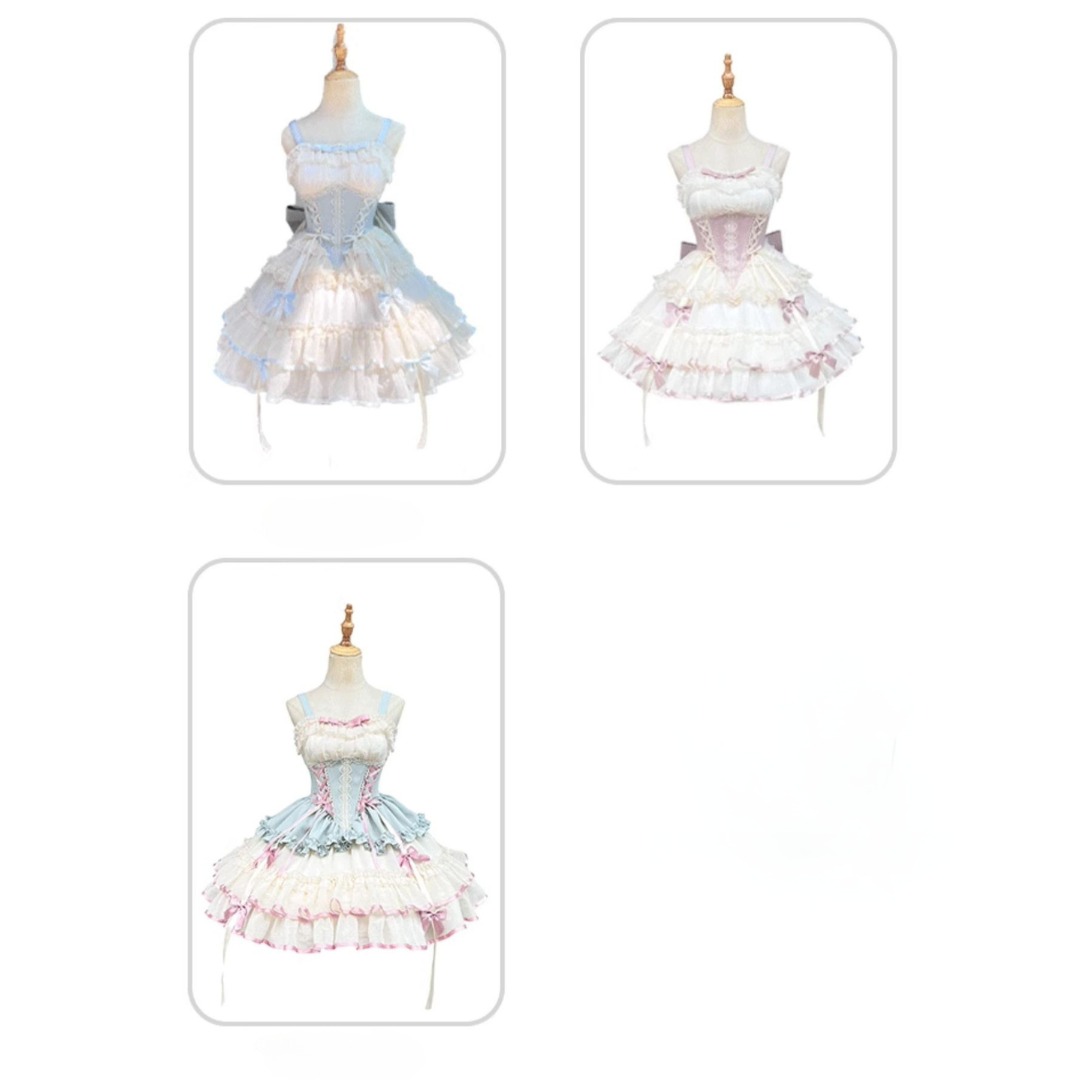 【予約販売】Fairy Garden バレエ風ショートドレス 新色追加