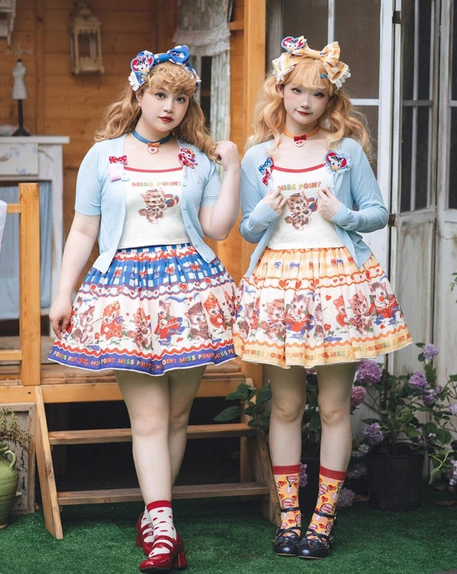 【予約販売】Sweet Kittyレトロミニスカート