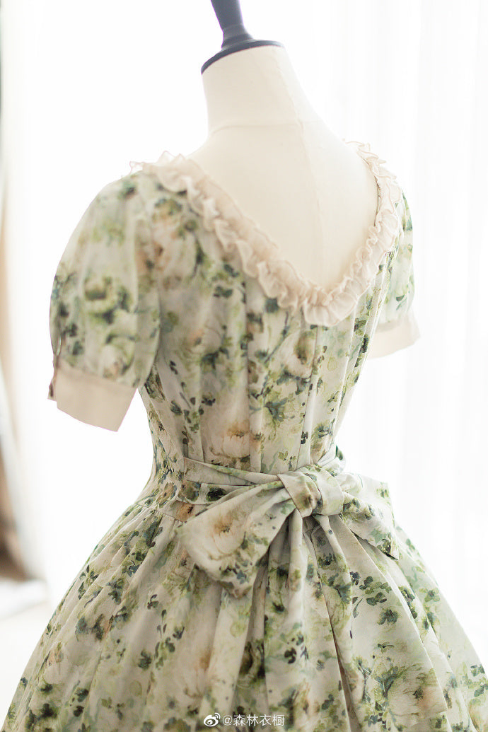 Forest Holidays Summer Dress with Headband, 4 Patterns in total [Type 2]