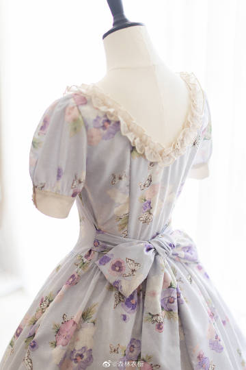 Forest Holidays Summer Dress with Headband, 4 Patterns in total [Type 2]