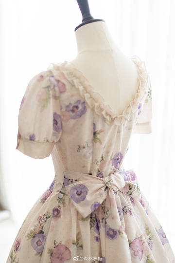 Forest Holidays Summer Dress with Headband, 4 Patterns in total [Type 2]