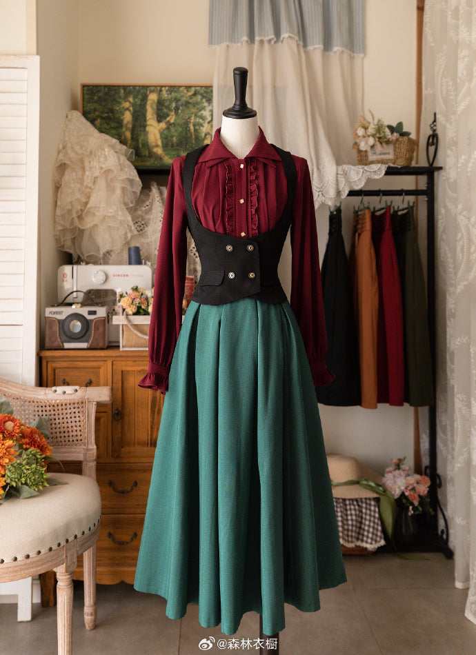 Forest Basket 4.0 10-piece skirt with ribbon hair accessory