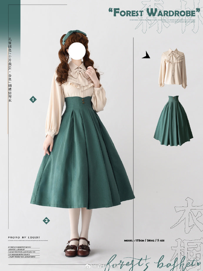 [Pre-order] Forest Basket 4.0 10-piece skirt with ribbon hair accessory