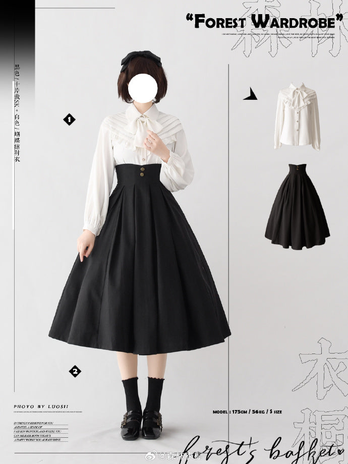 Forest Basket 4.0 10-piece skirt with ribbon hair accessory