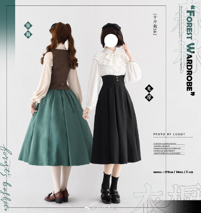 Forest Basket 4.0 10-piece skirt with ribbon hair accessory