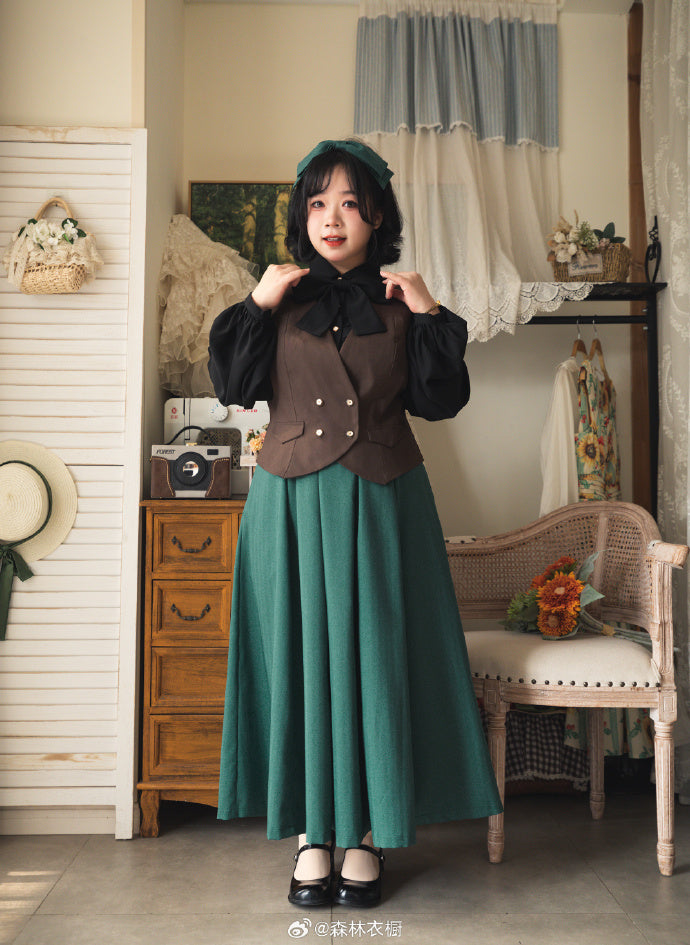 Forest Basket 4.0 10-piece skirt with ribbon hair accessory