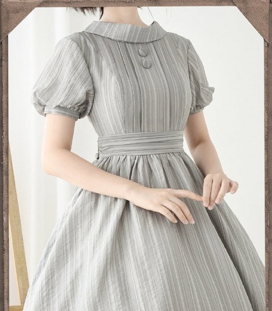 [Pre-order] Forest Gallery Retro Elegant Dress with Ribbon Hair Accessory Type 3