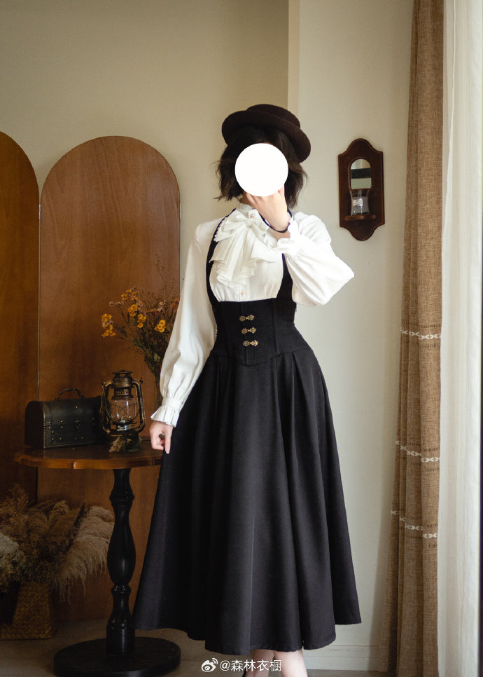 [Pre-order] Forest Carol Jumper Skirt, Long Length