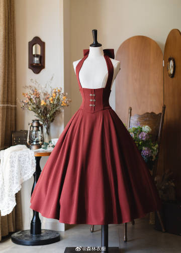 [Pre-order] Forest Carol Jumper Skirt, Long Length