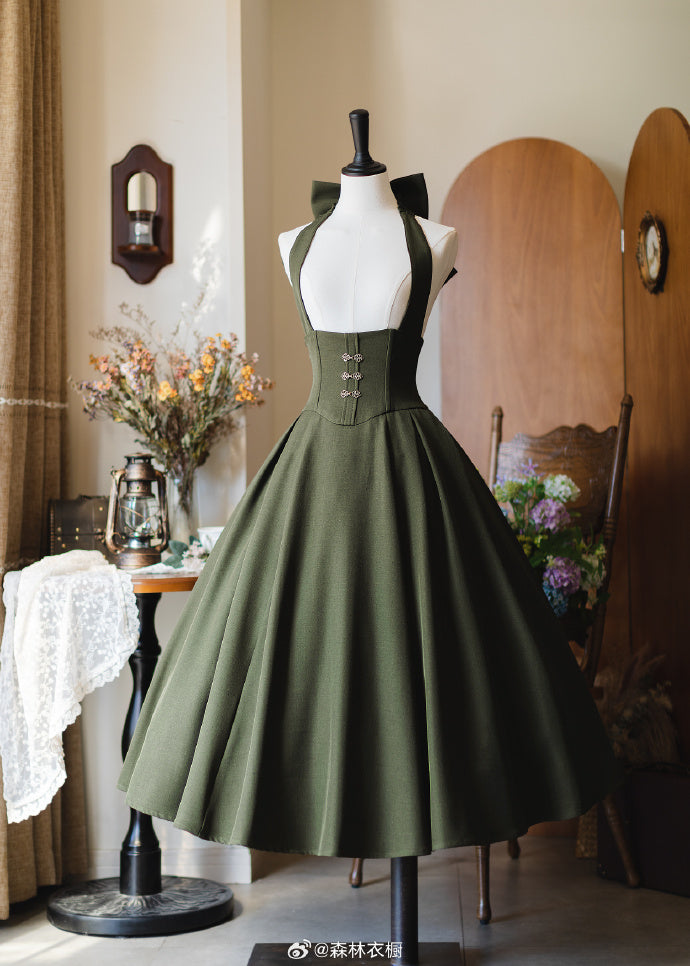 [Pre-order] Forest Carol Jumper Skirt, Long Length