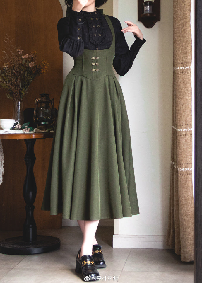 [Pre-order] Forest Carol Jumper Skirt, Long Length