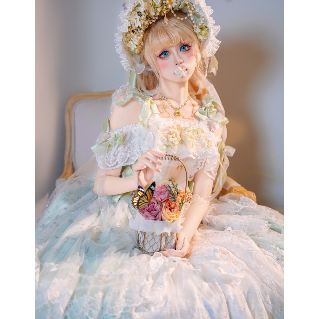 Shining Star アイスグリーンのプリンセスドレス