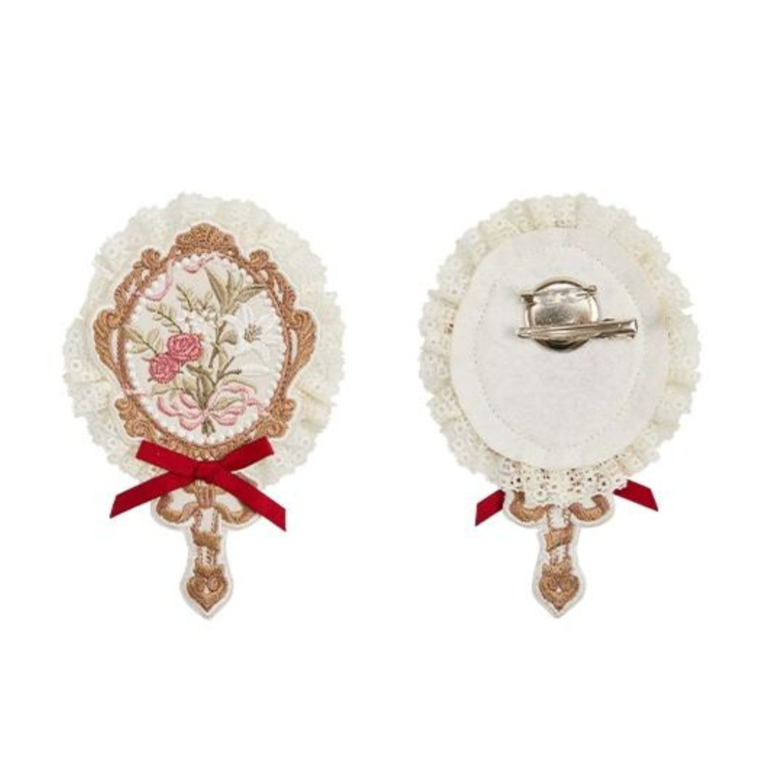 Rosy Cheeks Head Dress Brooch