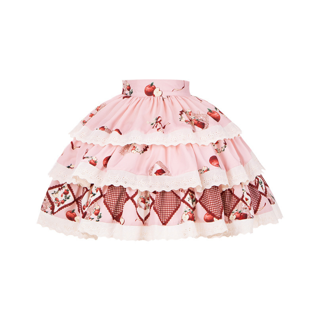 Apple Orchard Short skirt and sleeveless top set