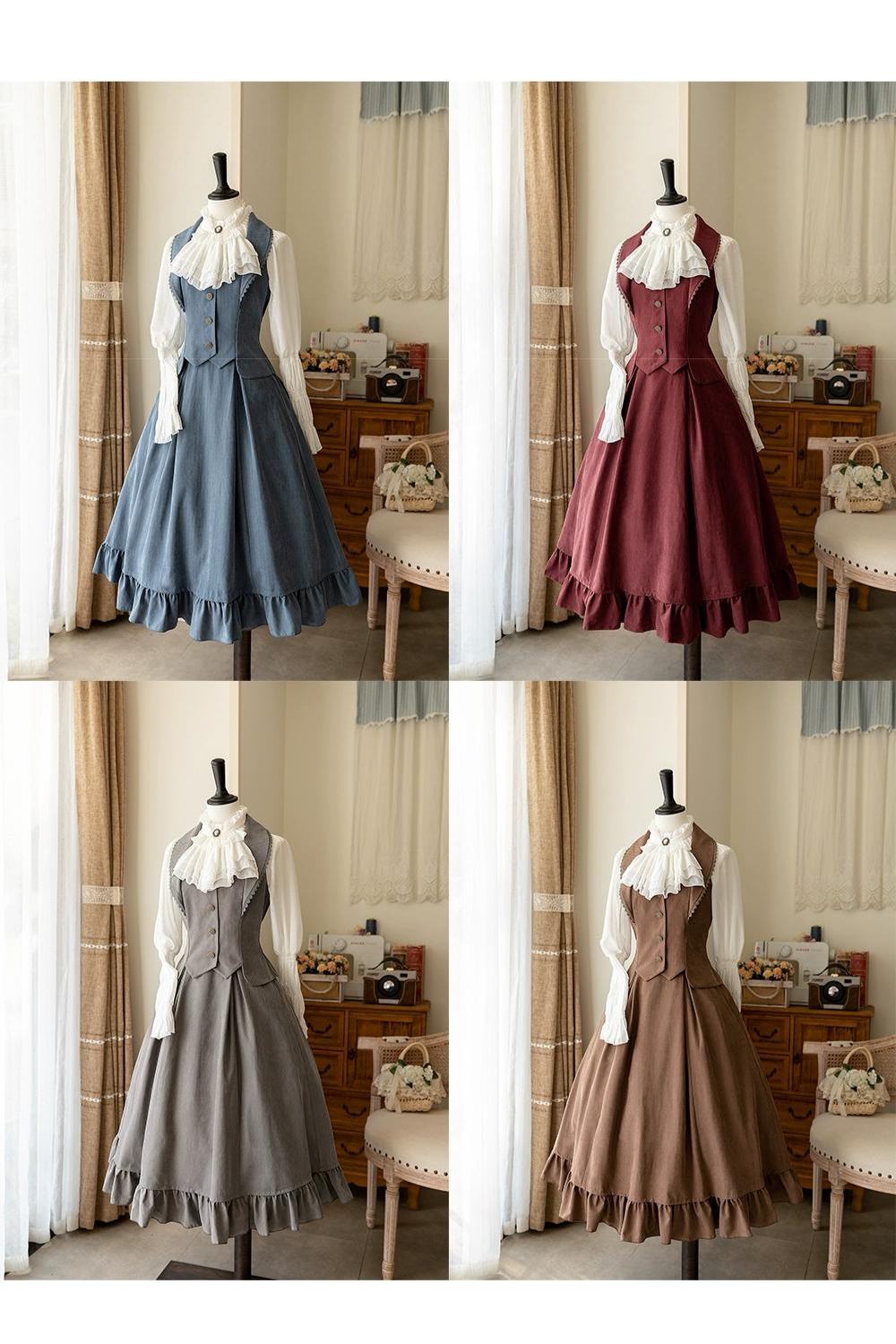 Misty Forest Classical Vest and Skirt All 4 Colors