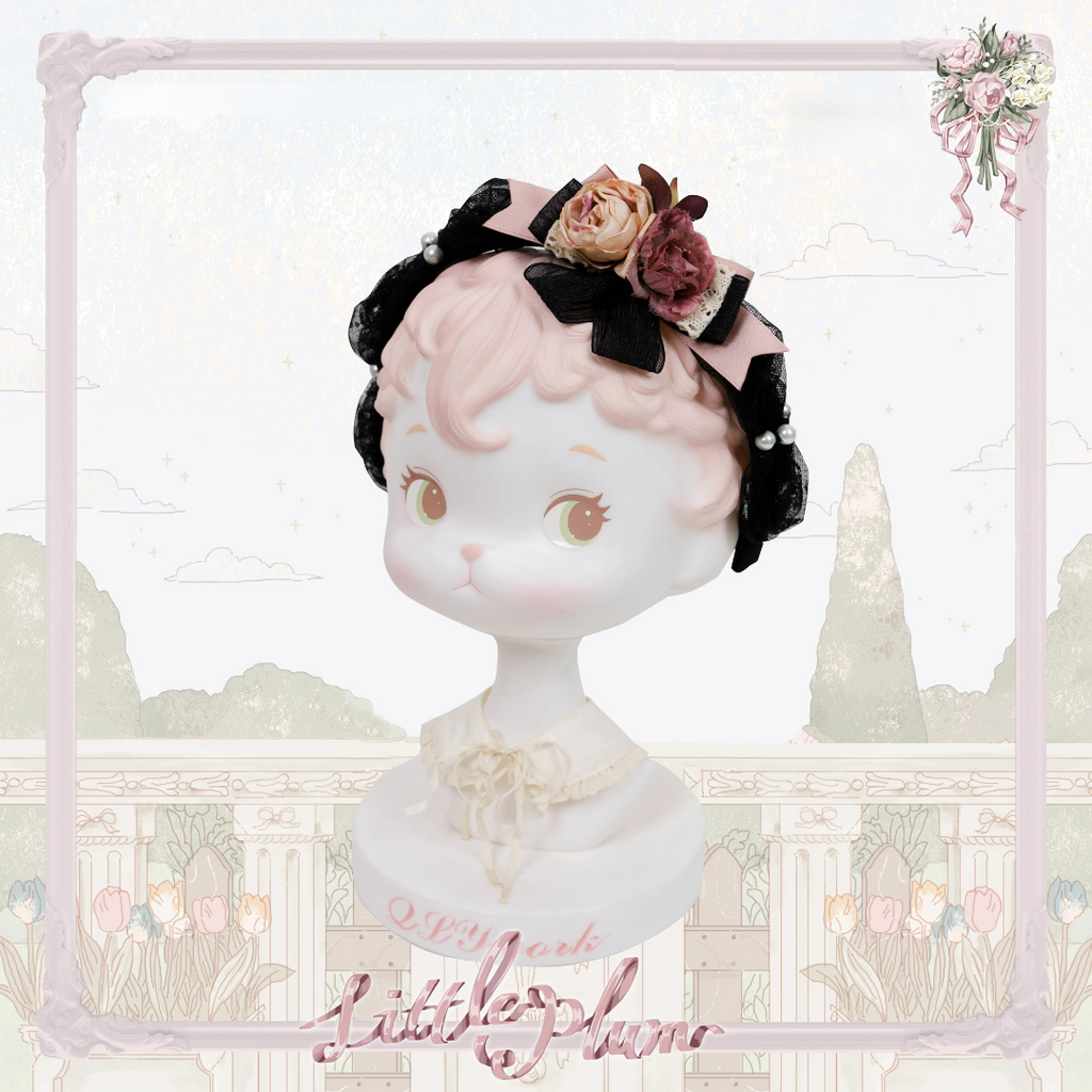 [Only available with simultaneous purchase] Roses Bouquet Hats, headbands and other accessories